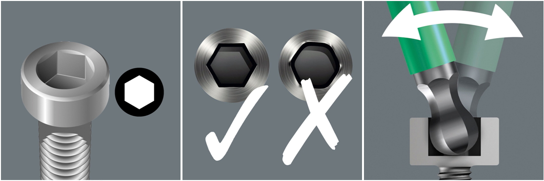 סט מפתחות אלן וורה WERA 950 9 HEX PLUS 05073391001 PIC